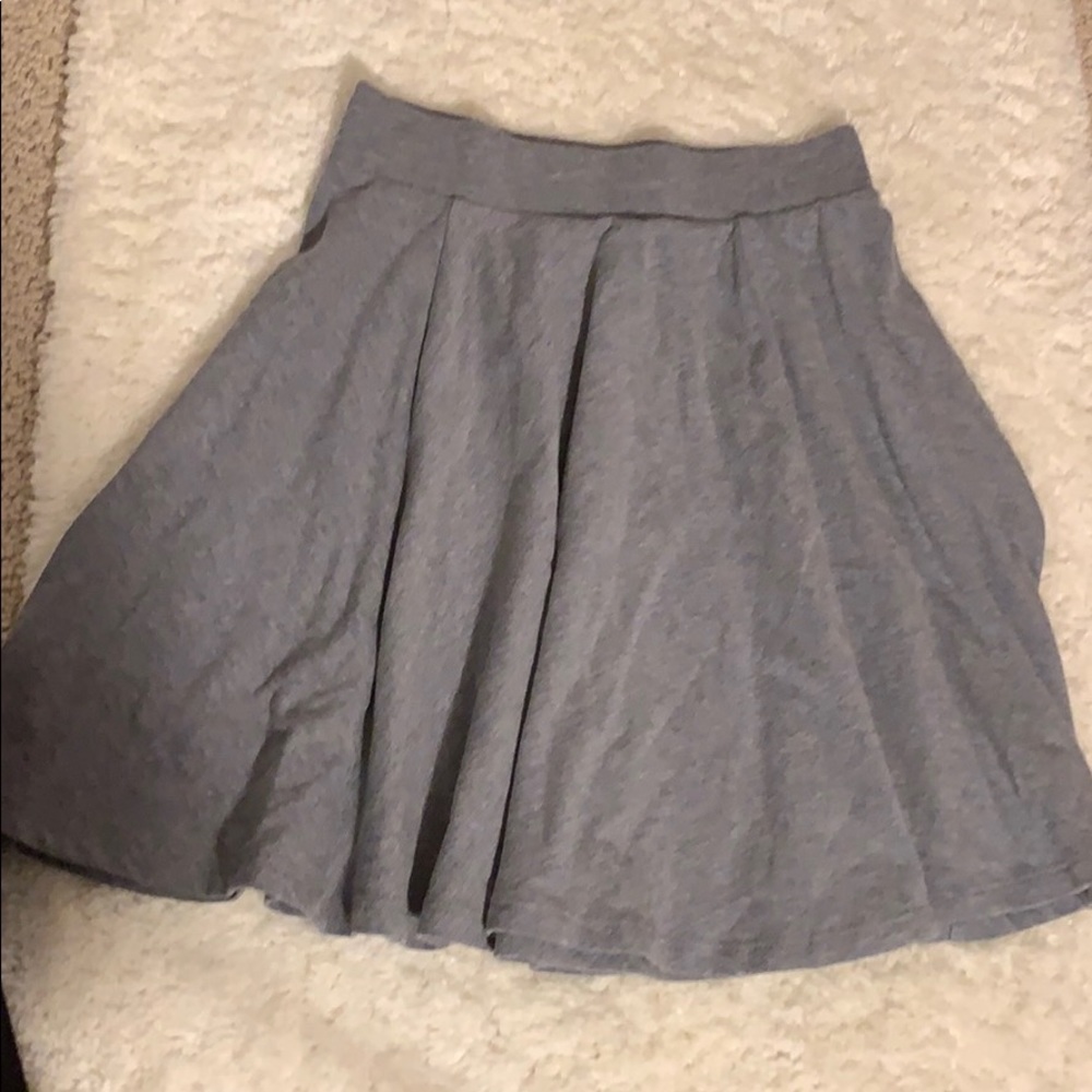 American Heritage Gray skater skirt